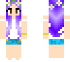 purple flower crown girl