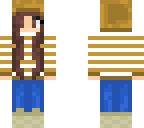 yellow sweater with beanie