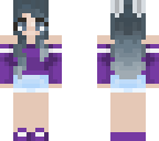 bunny girl purple outfit