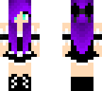 emo french maid with a bow