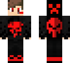 red skull boy with a mic