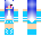 blue girl