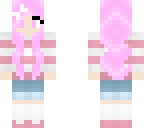 casual pink girl