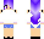 purple hair girl