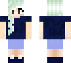 school girl in the summer