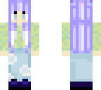 purple haired girl