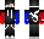 red and blue fire dragon boy