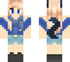 blonde blue eyed wolf girl