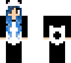 blue ambre panda onsie