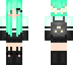 cute girl mint