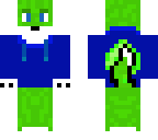 emerald wolf with hoodie