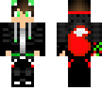 half green half red infection wolf boy