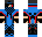 head phoned blue dude