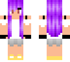 kawaii purple fighter