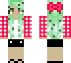 pink mint girl