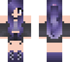 purple hair girl