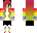 rainbow cat girl