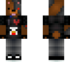 robot bear i love chicken skin