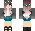 teen girl with my url hair cooler