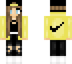 yellow nike girl edit