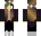 girl with plaid