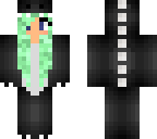 green hair dino girl