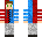 Half Half | Minecraft Skin