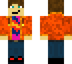 orange hoodie