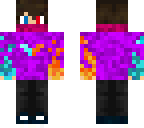  purple fire and water