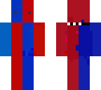 red blue man