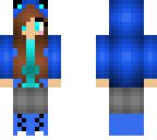 blue cat outfit