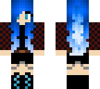 blue girl