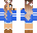 blue girl