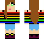 cute rainbow girl