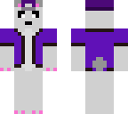koala wearing purple