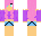 pink wolf girl