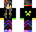 rainbow cool girl