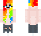 rainbow snapchat girl edit