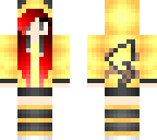red haired pikagirl