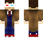 the 10th doctor with 3d glasses