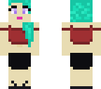 water elf in a crop top