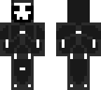 futuristic white skull black ops soldier