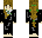 girl wearing a slytherin uniform