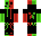 green and red