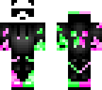 green pink panda