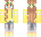 overalls yellow sweater