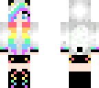rainbow panda girl