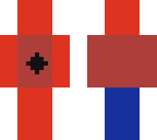 red and blue