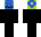 the blue faced man
