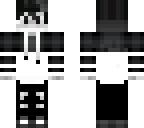 black and white